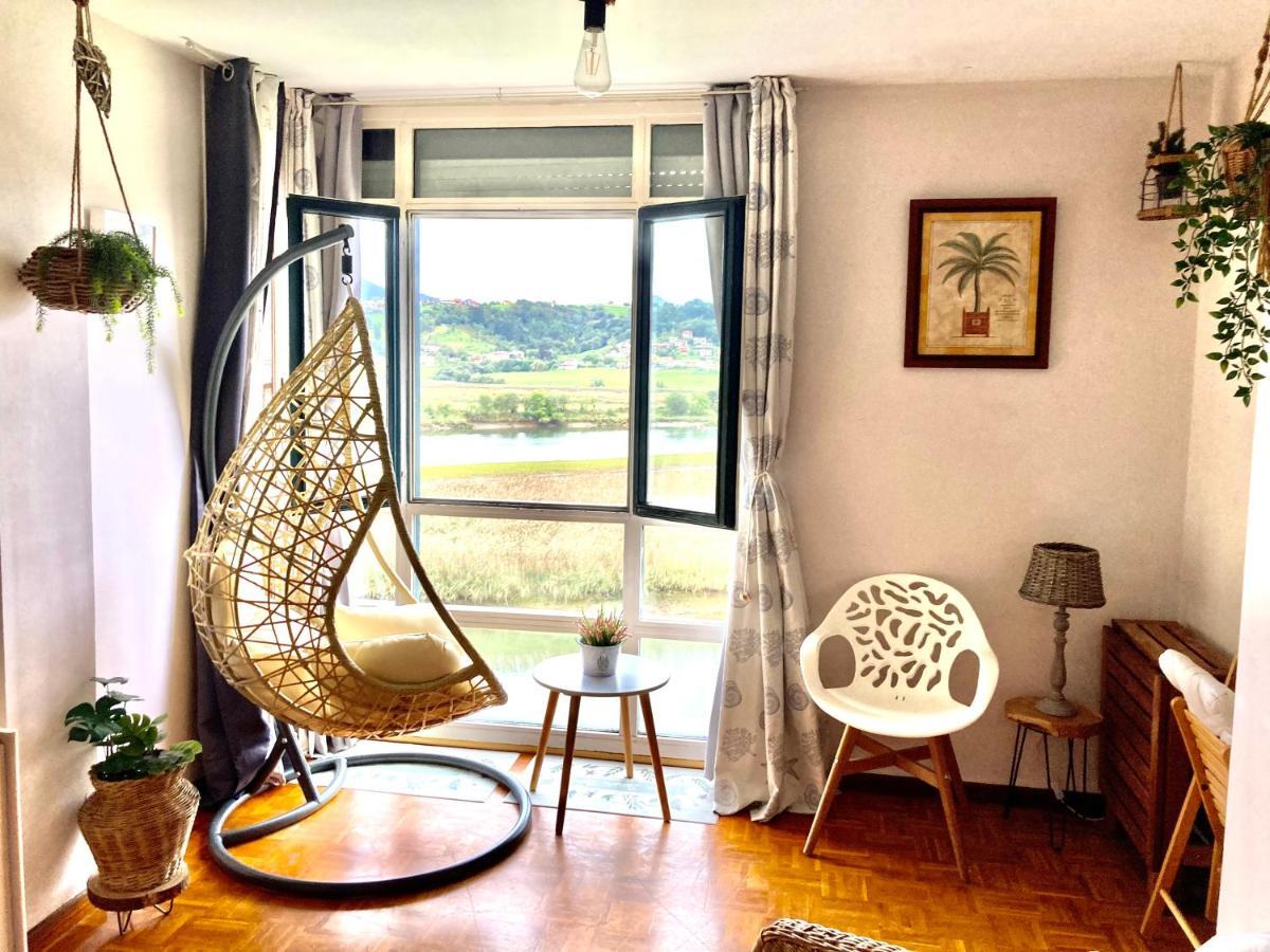 Apartamento Con Vistas Espectaculares Al Rio Sella 리바데세야 외부 사진