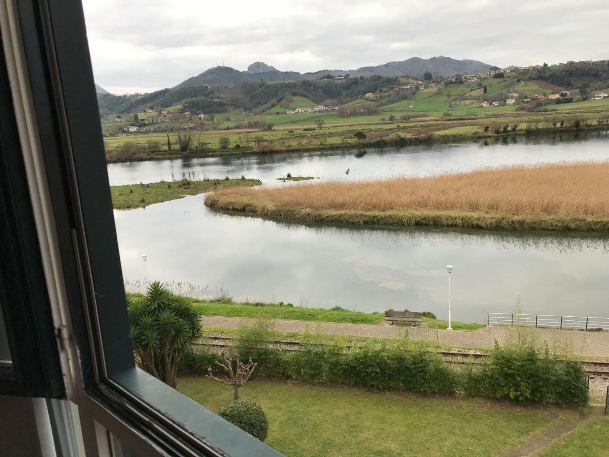 Apartamento Con Vistas Espectaculares Al Rio Sella 리바데세야 외부 사진